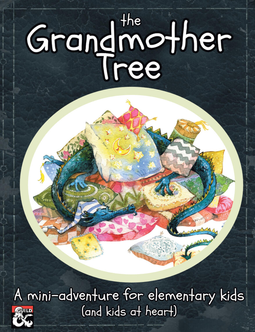 Cover image showing illustration of sleeping dragon on a pile of colorful pillows